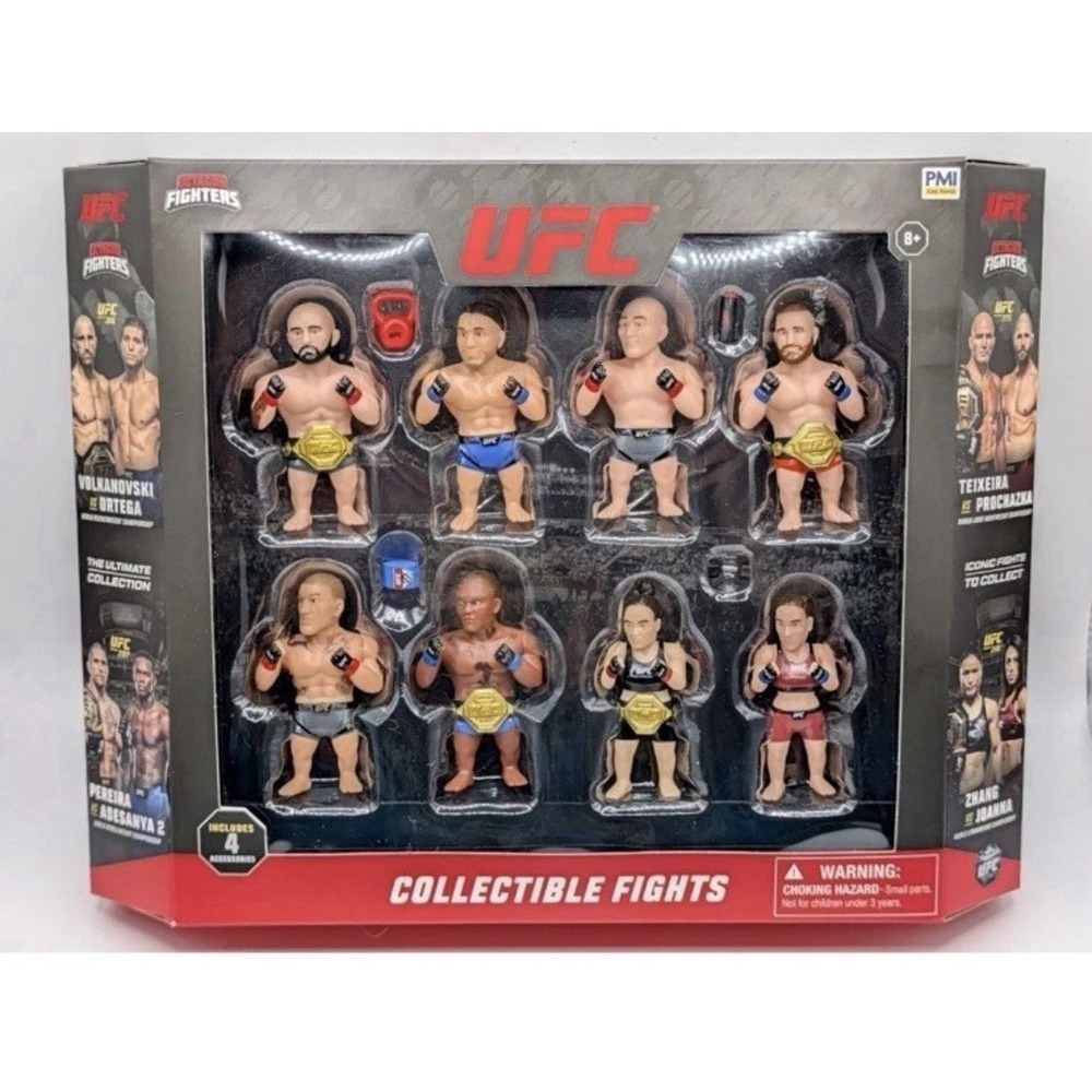 UFC Collectible Fights Octagon Fighters‎ PMI Collectible Fights 8 Figurines Set